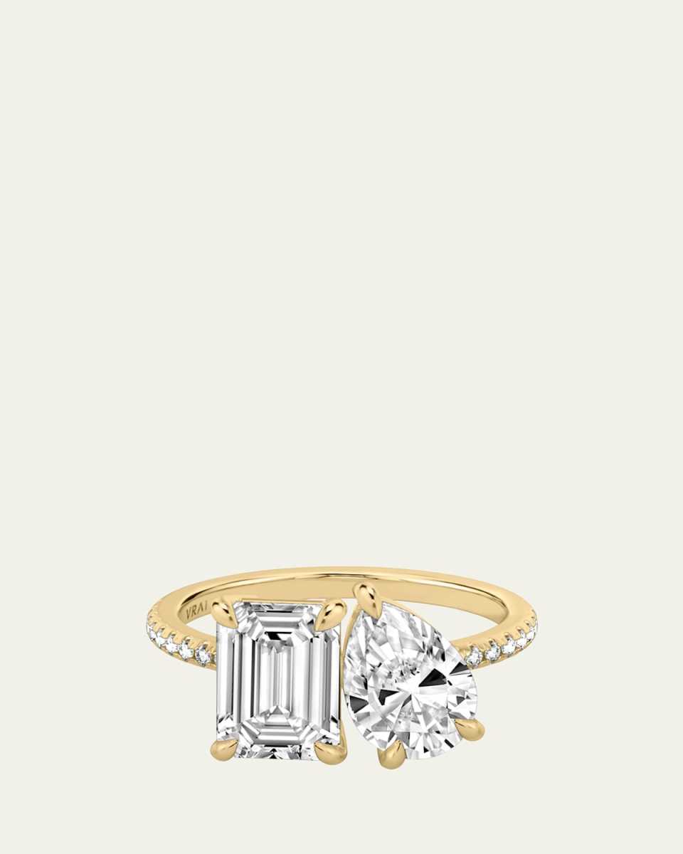 14K Gold Toi Moi Lab Grown Diamond Ring, 3.00tcw